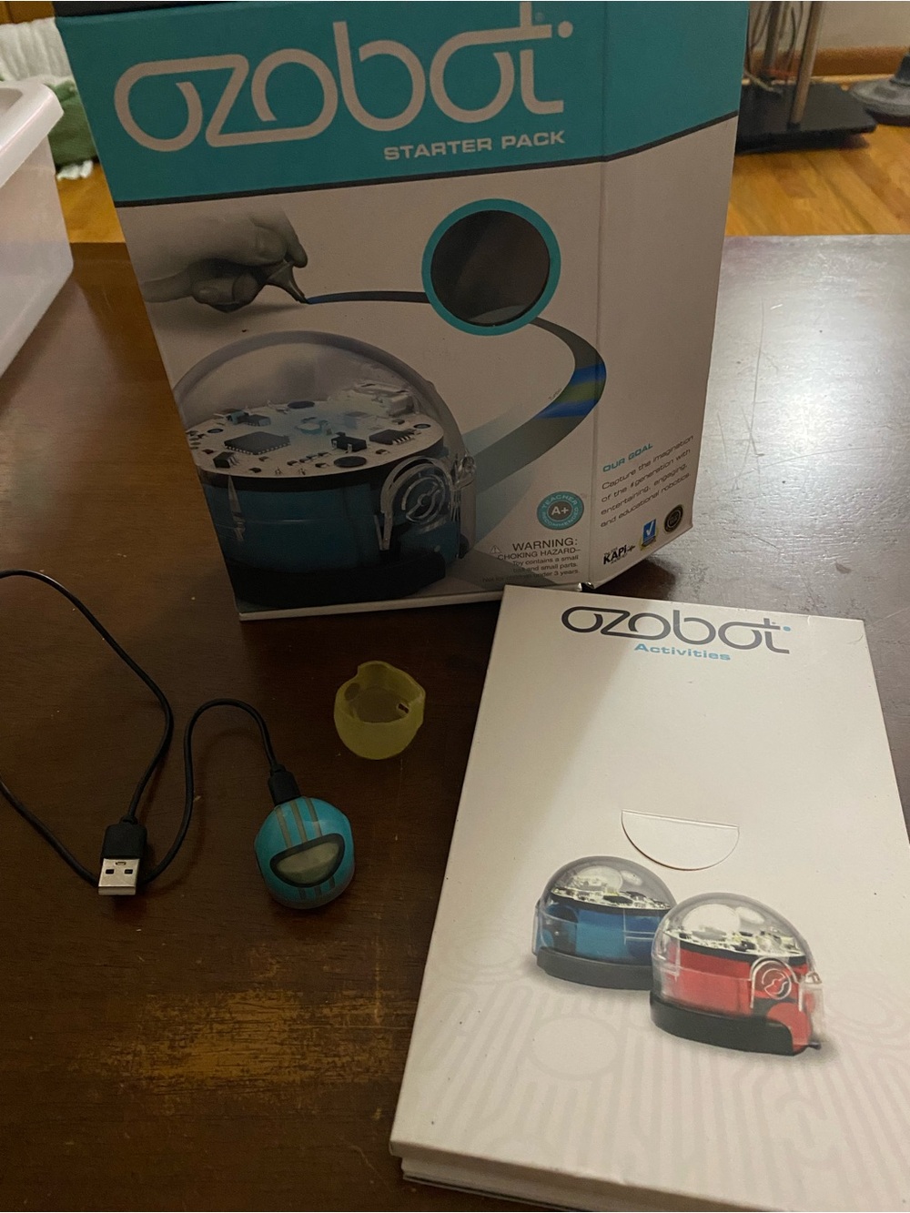 Ozobot Starter Pack - Blue Portable Coding Robot